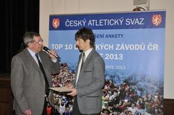 Hervis Plzeňský půlmaraton 2013 - ocenění Českého atletického svazu Top 10 běžeckých závodů v ČR